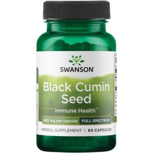 Swanson Full Spectrum Black Cumin Seed 400 Milligrams 60 Capsules