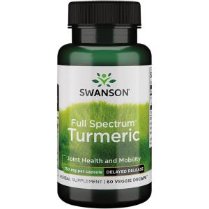 Swanson Full Spectrum Turmeric Delayed Release 750 Milligrams 60 Veg Capsules