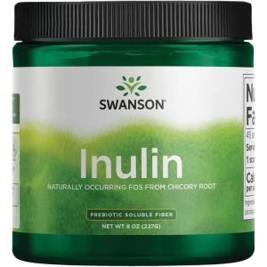 Swanson Inulin – Prebiotic Soluble Fiber Powder Promoting Digestive Health – Naturally Occurring FOS from Chicory Root Supporting Overall Gut Performance – (8 oz Each)