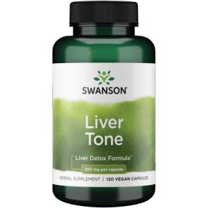 Swanson Liver Tone Liver Detox Formula 300 Milligrams 120 Veg Capsules