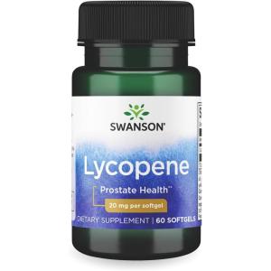 Swanson Lycopene-Natural Men’s Health Supplement Promoting Prostate & Heart Health, Supports Blood Pressure Within a Normal Range (60 Softgels)(60 Count (Pack of 1))