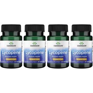 Swanson Lycopene-Natural Men’s Health Supplement Promoting Prostate & Heart Health, Supports Blood Pressure Within a Normal Range (60 Softgels)(90 Count (Pack of 4))