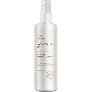 Swanson Magnesium Oil Spray Zechstein Magnesium Soothes Muscles Nourishes Skin Stress Relief Sleep Rapid Absorption Dr. Barbara Hendel’s Formula 8 fl oz (237 ml) Liquid(64 Fl Oz (Pack of 1))