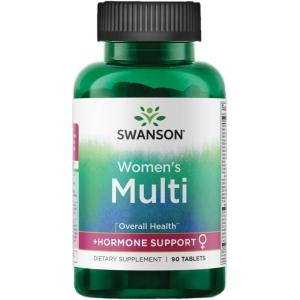 Swanson Multi Women’s Prime Multivitamin Multimineral Energy Immune Hormone Balance Wellbeing Health Supplement 90 Tablets (Tabs)