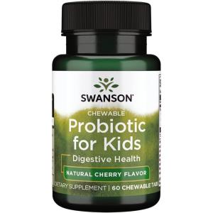 Swanson PROBIOTIC Kids NAT Cherry 60 CHWBL