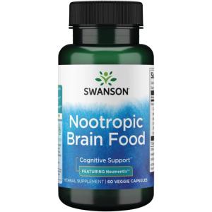 Swanson Premium Brand Nootropic Brain Food – Featuring Neumentix 450 mg 60 Veg Caps