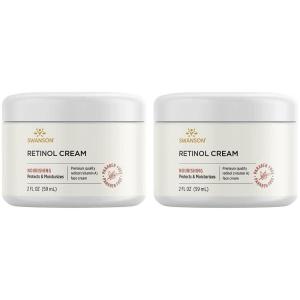 Swanson Retinol Cream 2 fl Ounce (59 ml) Cream(2 Fl Oz (Pack of 2))