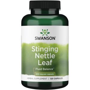 Swanson Stinging Nettle Leaf (Urtica Dioica) – Herbal Supplement Promoting Urinary Tract & Respiratory Health Support – May Support Healthy Fluid Balance – (120 Capsules)(120 Count (Pack of 1))