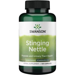Swanson Stinging Nettles – Herbal Supplement Prostate Health & Urinary Tract Support – Natural Formula Supporting Respiratory Health & Fluid Balance – (120 Capsules)