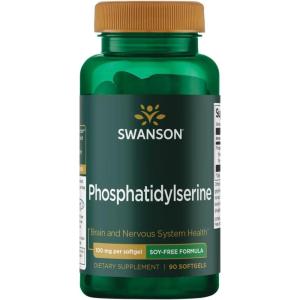 Swanson Sunflower Phosphatidylserine Soy-Free 100 Milligrams 90 Sgels