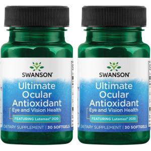 Swanson Ultra Ocular Antioxidant – Featuring Lutemax 2020 30 Sgels – Pack of 2
