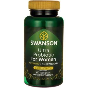 Swanson Ultra Probiotic for Women 50 Billion Cfu 60 Veg Capsules