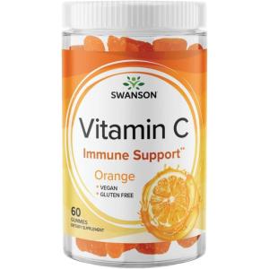 Swanson Vitamin C Gummies – Orange 125 mg 60 Gummies