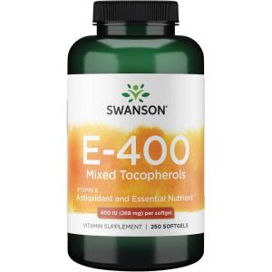 Swanson Vitamin E Mixed Tocopherols 400 Iu (268 Milligrams) 250 Sgels