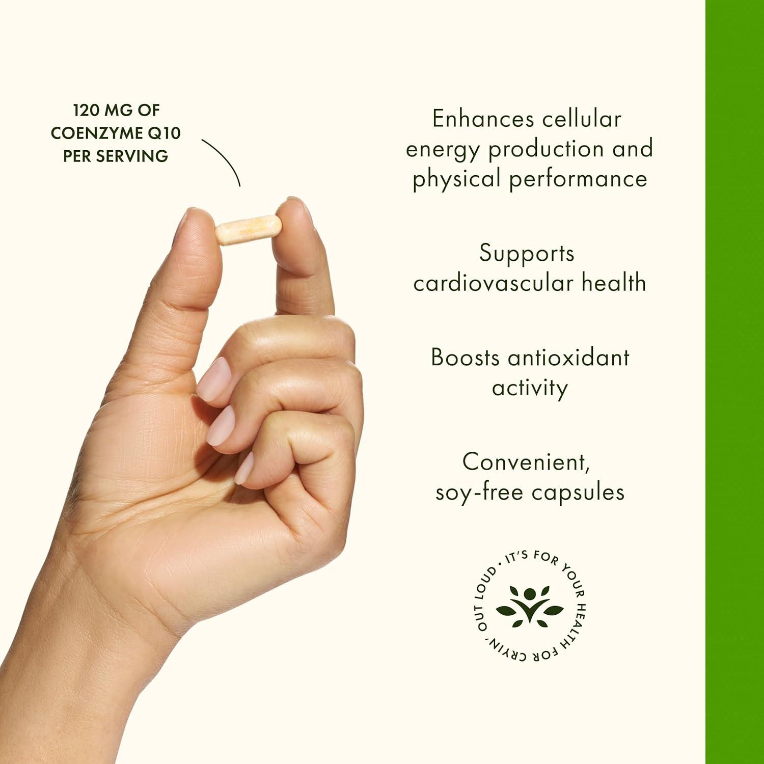 imageSwanson CoQ10 Helps Promote Heart Health Energy Support ampamp Aids Overall Cardiovascular System Health Helps Maintain Coenzyme Q10 Supplement 100 Capsules 120mg Each100 Count Pack of 1