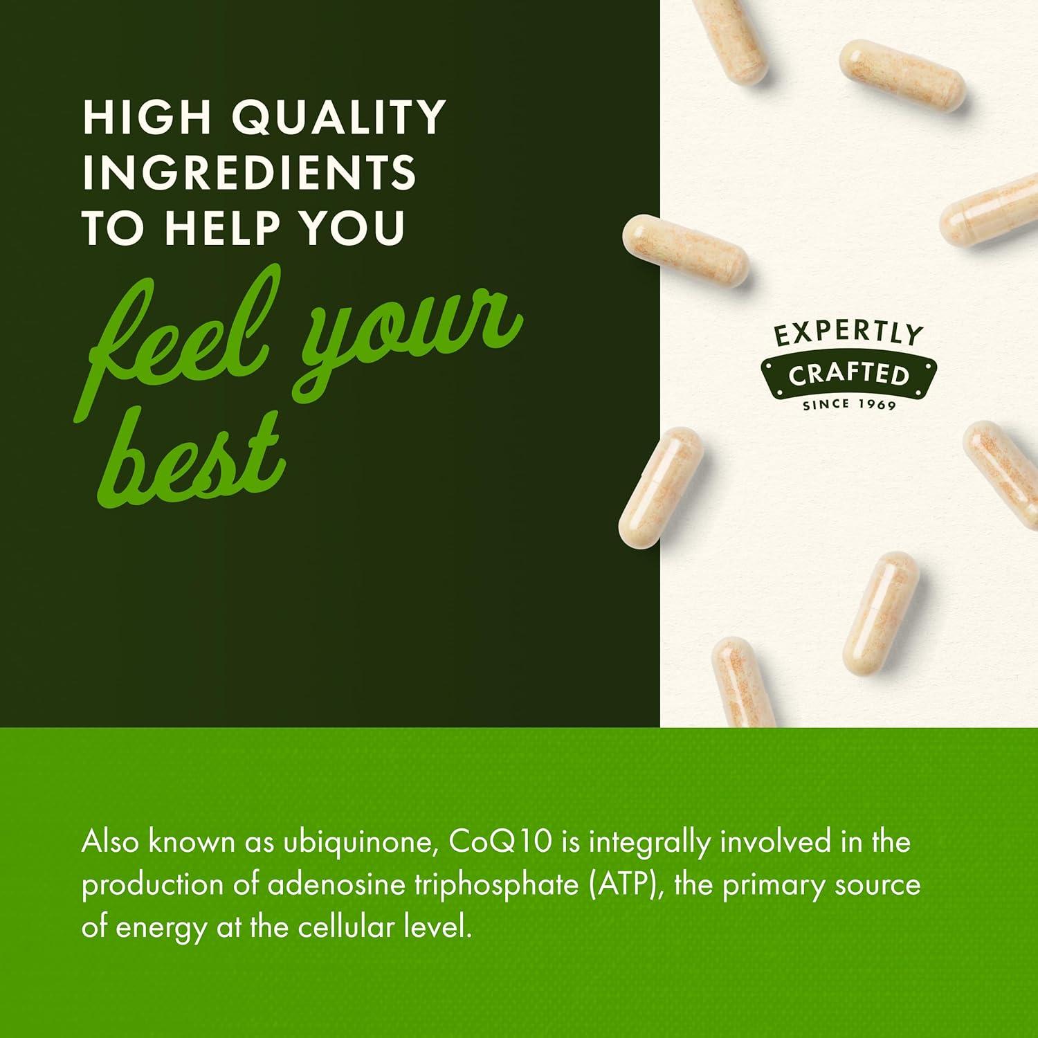 imageSwanson CoQ10 Helps Promote Heart Health Energy Support ampamp Aids Overall Cardiovascular System Health Helps Maintain Coenzyme Q10 Supplement 100 Capsules 120mg Each100 Count Pack of 1