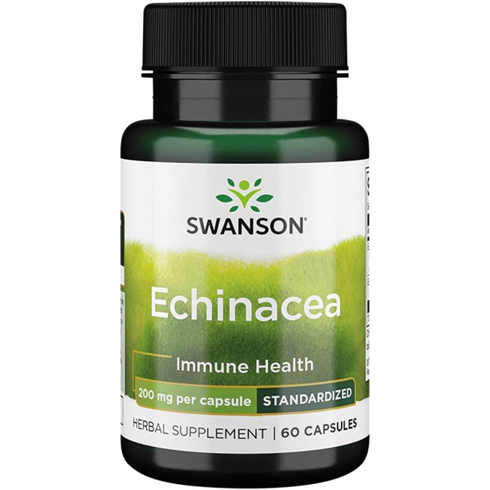 imageSwanson HERB ECHINACEA STD 200MG 60 CAPS