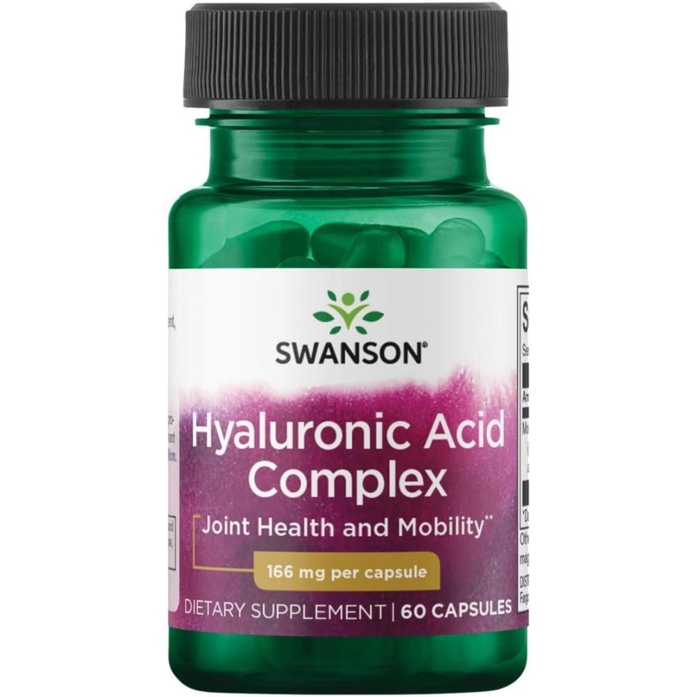 imageSwanson Super Potency HyalJoint Hyaluronic Acid Complex 166 Milligrams 60 Capsules