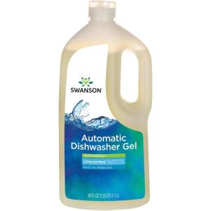 Swanson Eco-Friendly Automatic Dishwasher Gel 40 fl Ounce (1.2 L) Liquid