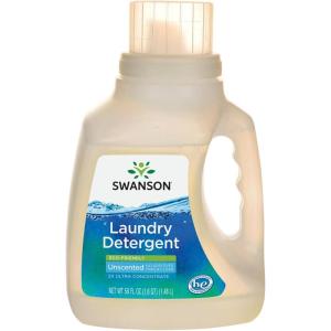 Swanson Eco-Friendly Laundry Soap Unscented 50 fl Ounce (1.48 L) Liquid