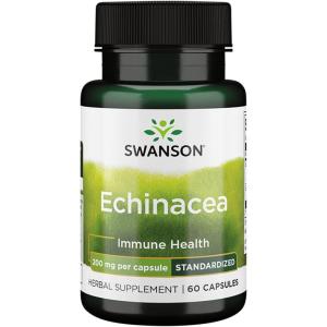 Swanson HERB ECHINACEA STD 200MG 60 CAPS