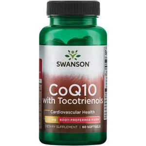 Swanson High Potency Coq10 300 Milligrams w/ 30 Milligrams Tocotrienols 300 Milligrams 60 Sgels