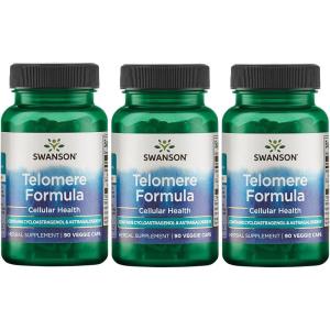 Swanson Telomere Formula 90 Veg Caps (3 Pack)