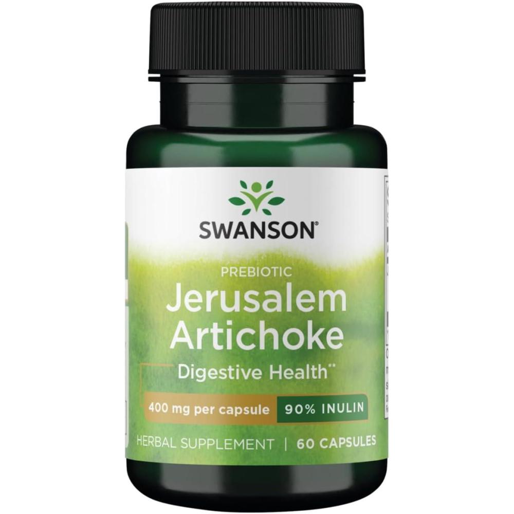 imageSwanson Full Spectrum Jerusalem Artichoke 400 Milligrams 60 Capsules