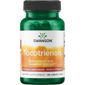 Swanson Double Strength Tocotrienols – Antioxidant – (60 Liquid Capsules, 100mg Each)(60 Count (Pack of 1))