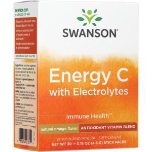 Swanson ULT Energy C W/Electrolytes 30 PKTS