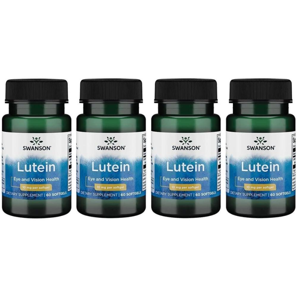imageSwanson Lutein 10 Milligrams 60 Sgels 4 Pack