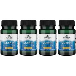 Swanson Lutein 10 Milligrams 60 Sgels (4 Pack)