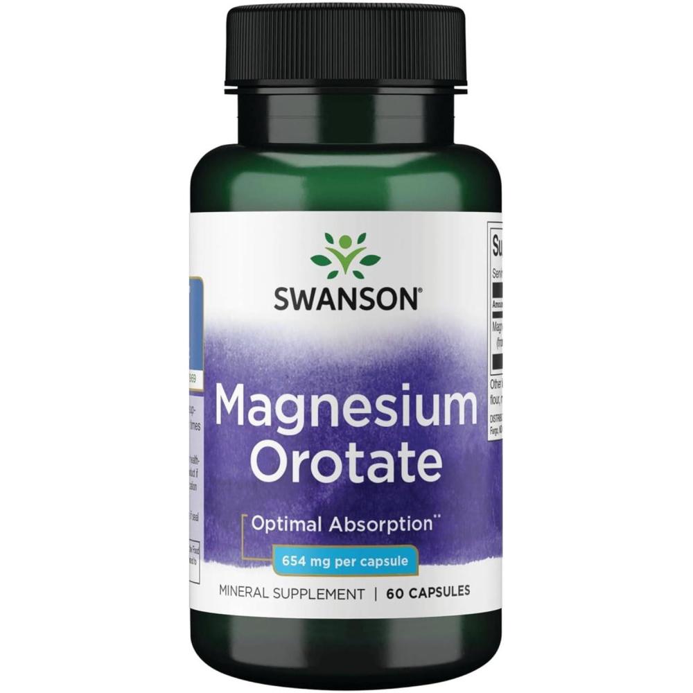 imageSwanson Magnesium Orotate 40 Milligrams 60 Capsules