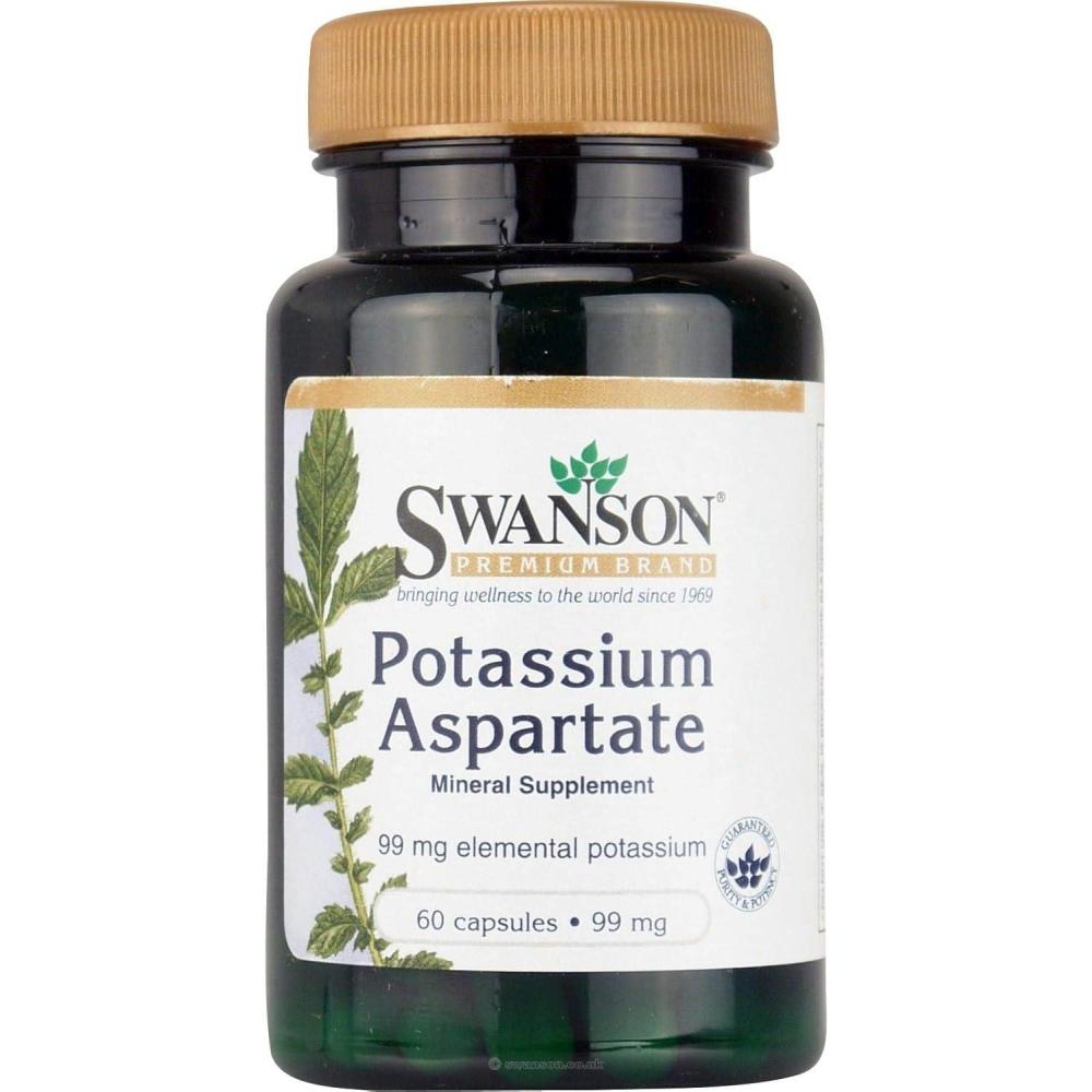 imageSwanson Potassium Aspartate 99 Milligrams 60 Capsules