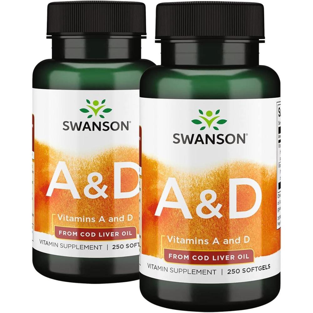imageSwanson Vitamin A ampamp D Skin Eye Immune System Health 500 Sgels