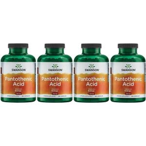 Swanson PANTOTHENIC Acid 500 MG 250 CAPS(4)