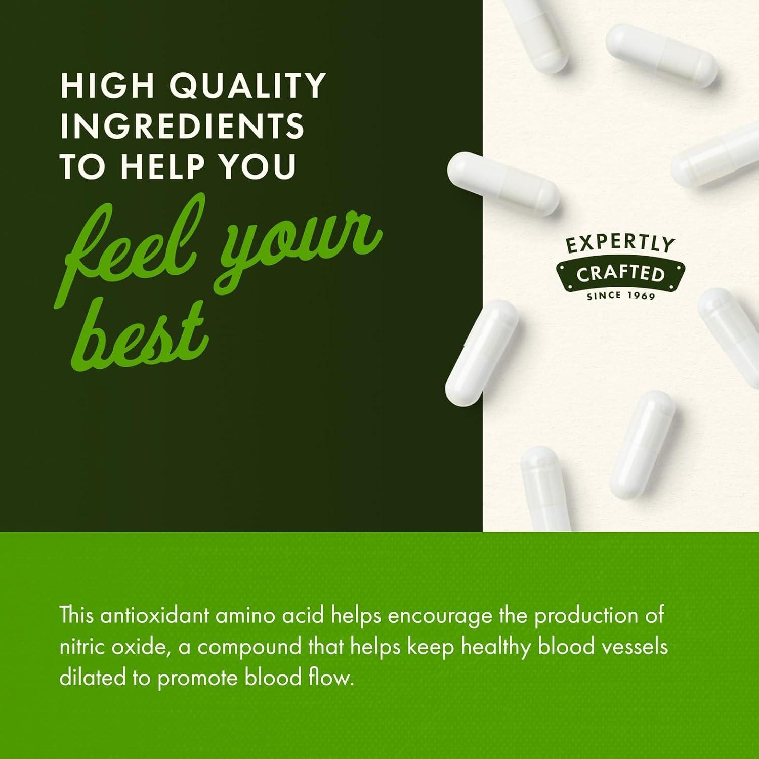 imageSwanson Amino Acid SuperStrength LArginine 850 Milligrams 90 Capsules