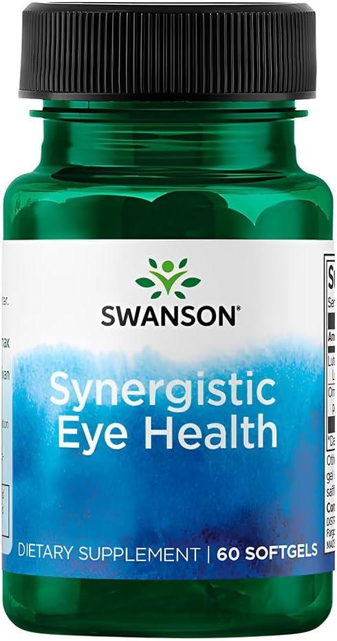imageSwanson Lutein ampamp Zeaxanthin Synergistic Eye Health Vision Retina Macula Supplement Lutein 20 mg ampamp OmniXan Zeaxanthin 2 mg 60 Softgels Sgels60 Count Pack of 3