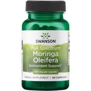 Swanson Full Spectrum Moringa Oleifera – 400 Milligrams 60 Capsules