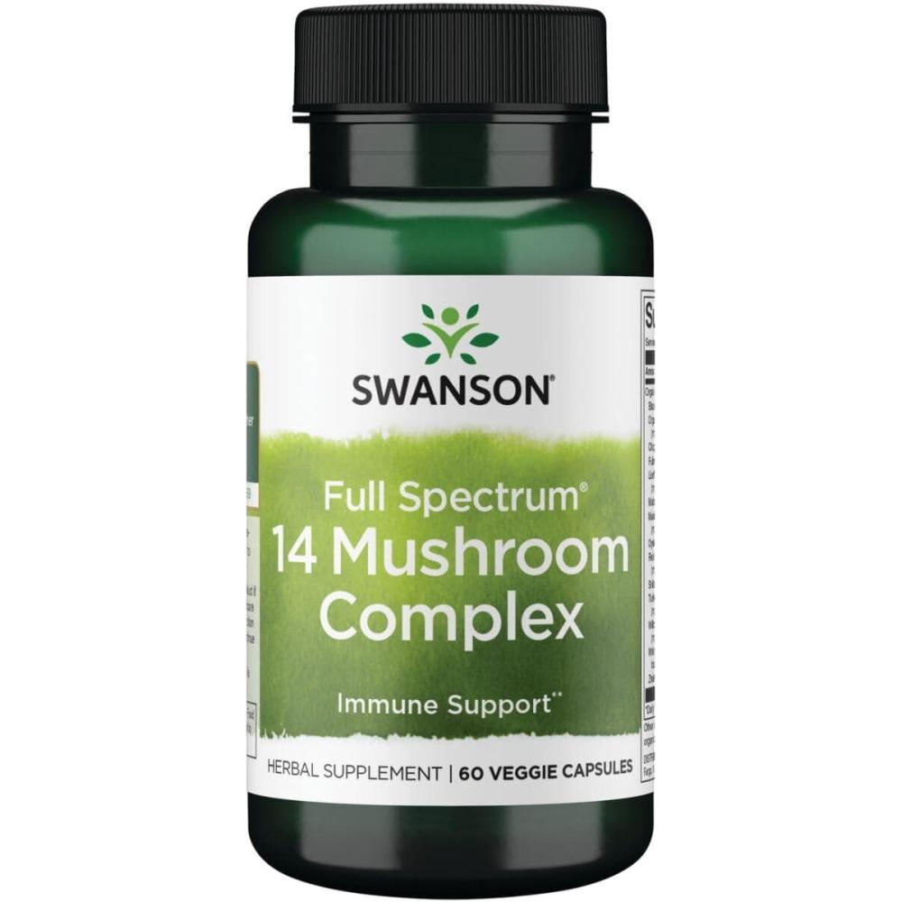imageSwanson Full Spectrum 14 Mushroom Complex 60 Veg Capsules