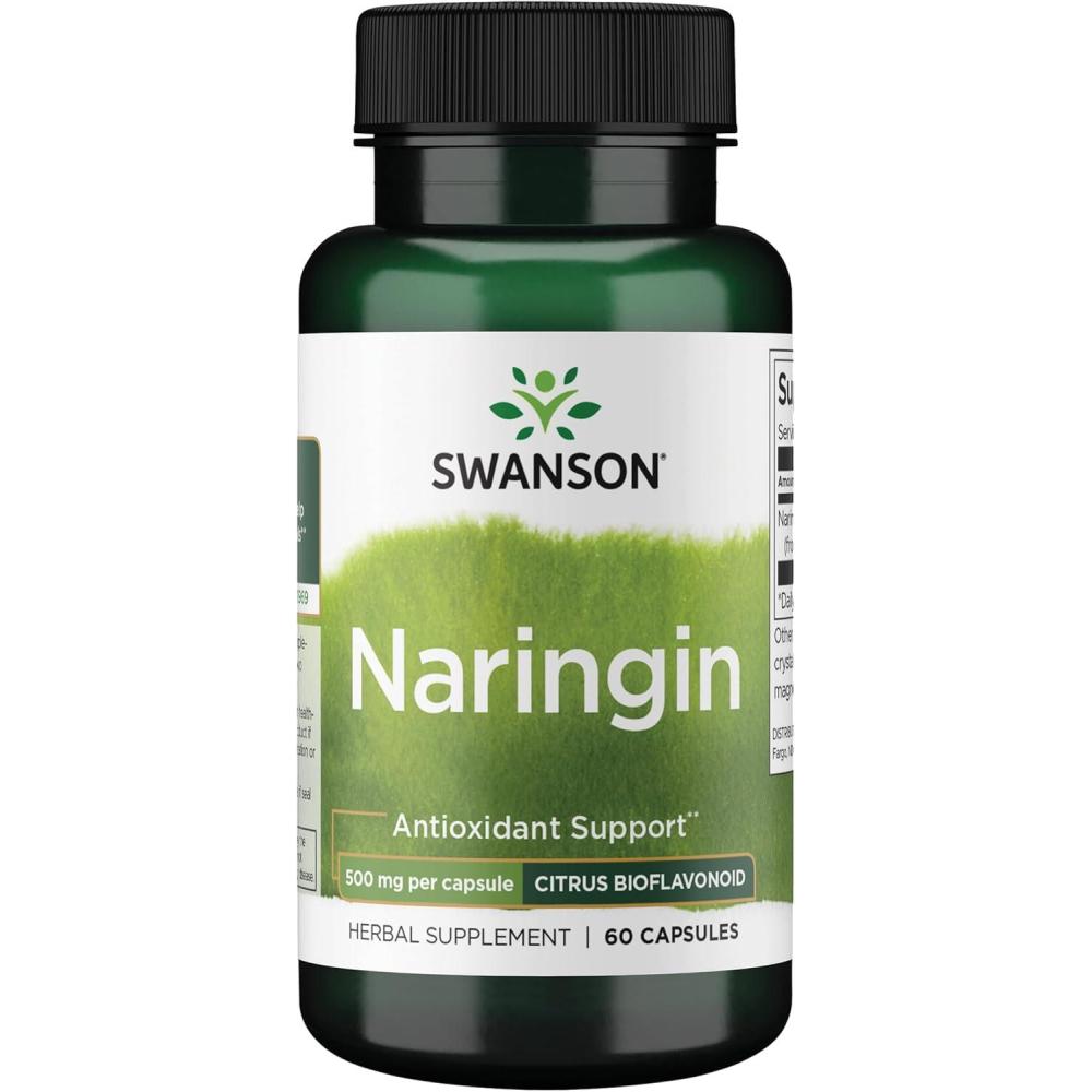 imageSwanson Naringin 500 Milligrams 60 Capsules60 Count Pack of 1