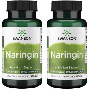 Swanson Naringin 500 Milligrams 60 Capsules(60 Count (Pack of 2))