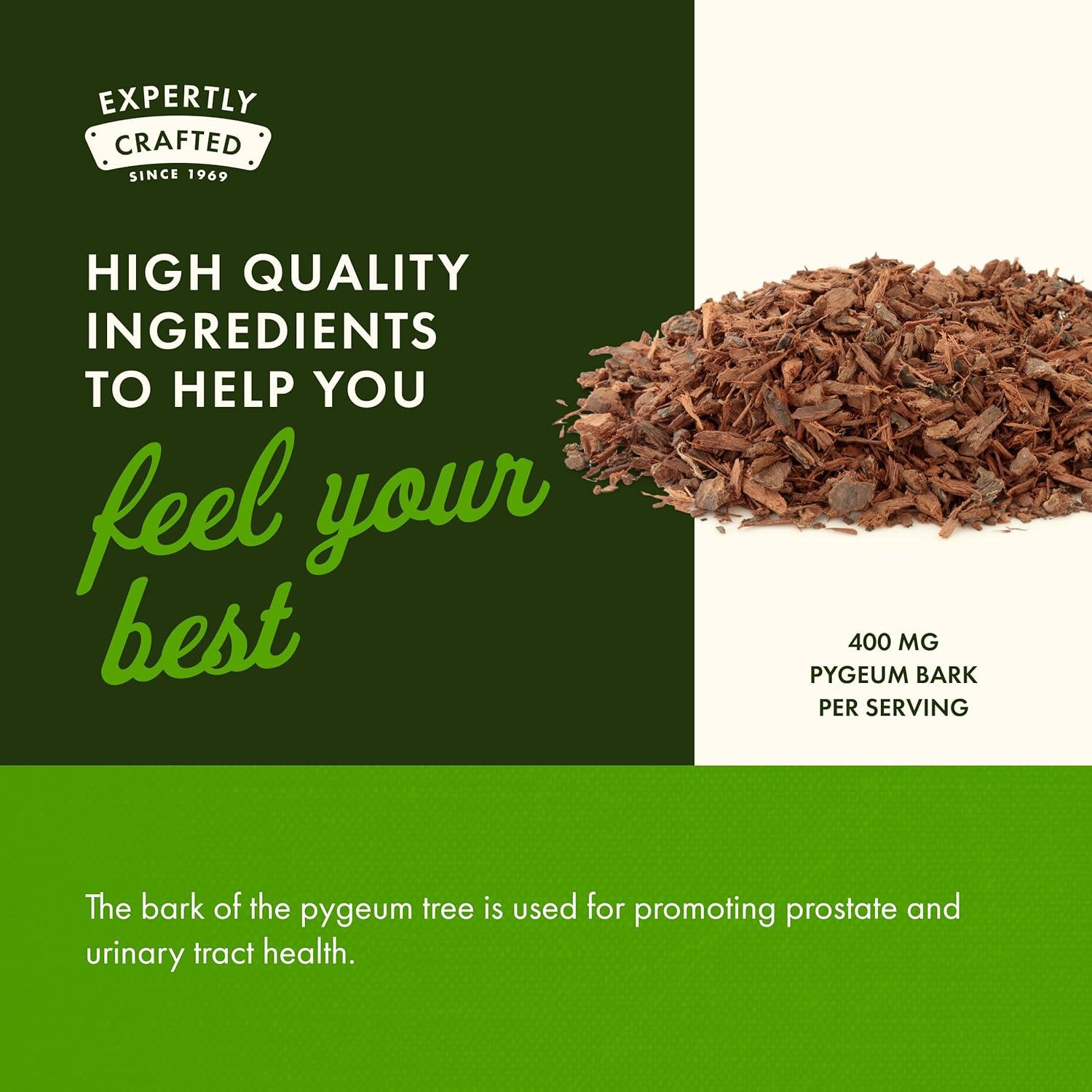 imageSwanson Pygeum 400mg Herbal Supplement for Male Prostate Health Supports Bladder and Urinary Tract Health 120 Capsules120 Count Pack of 1