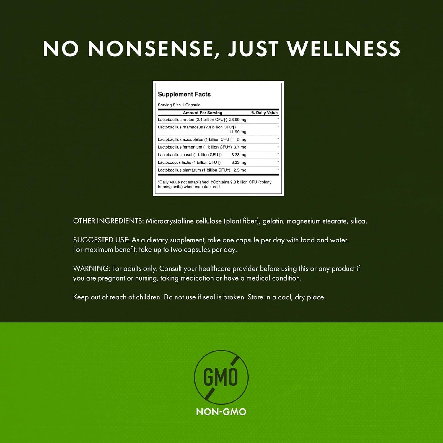 imageSwanson FemFlora Feminine Probiotic Supplement Supporting Flora of The Mouth GI Tract and Vagina Probiotics for Women with 9 Billion CFU Per Capsule 60 Capsules 2 Pack60 Count Pack of 3