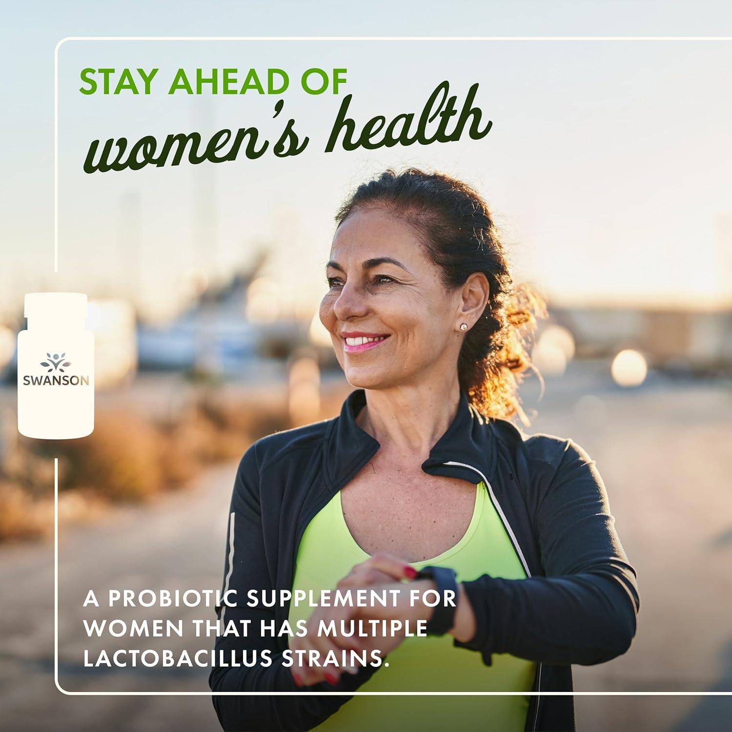 imageSwanson FemFlora Feminine Probiotic Supplement Supporting Flora of The Mouth GI Tract and Vagina Probiotics for Women with 9 Billion CFU Per Capsule 60 Capsules 2 Pack60 Count Pack of 4