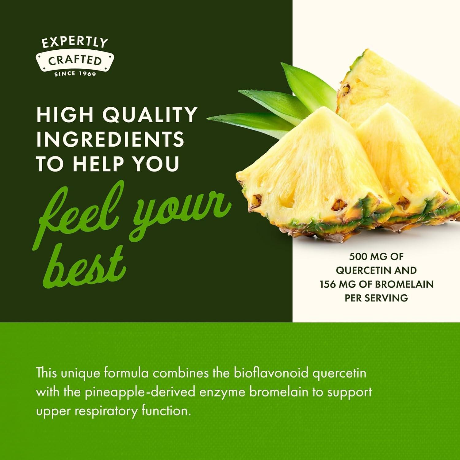 imageSwanson Quercetin amp Bromelain Supplement Unique Natural Formula250 Capsules 26078mg Each100 Count Pack of 2