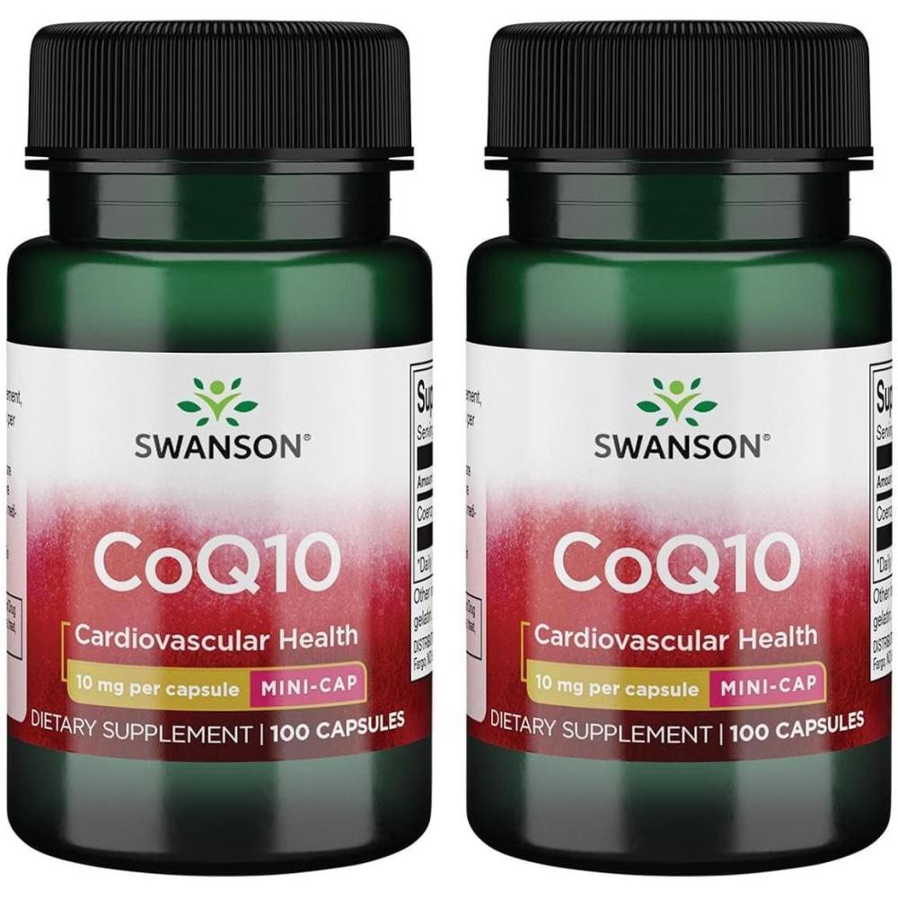 imageSwanson Coq10  Mini Cap 10 mg 100 Caps 2 Pack