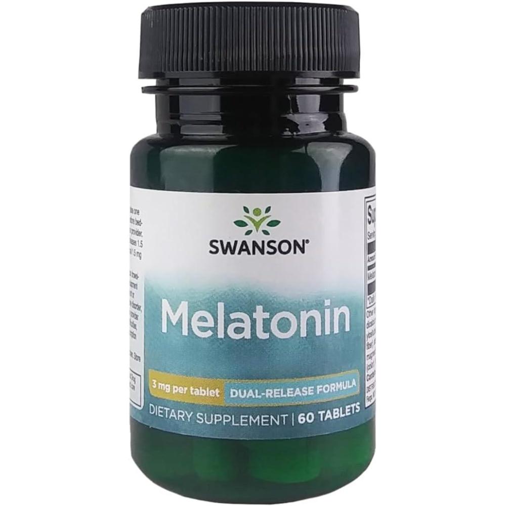 imageSwanson Melatonin  Natural Supplement Promoting Restful Restorative Sleep Support  Wellness Formula Supporting a Normal Natural Sleep Schedule  60 Tablets 3mg Each