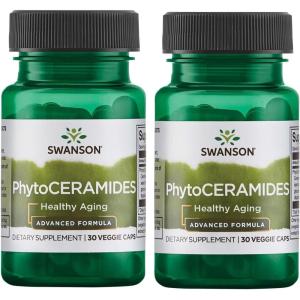 Swanson Advanced Phytoceramides 30 Milligrams 30 Veg Capsules (2 Pack)