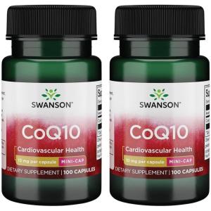 Swanson Coq10 – Mini Cap 10 mg 100 Caps (2 Pack)